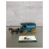 Vintage Ertl die-cast metal bank modeled as a