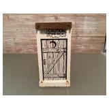 Wooden mouse trap coin box