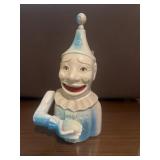 Vintage plastic advertising coin bank