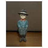 Antique Cast Iron Boy Scout / WWI Doughboy Soldier