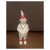Vintage CAST IRON Figural Clown Bank