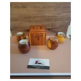 Wooden coin banks
