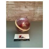 Vintage globe bank