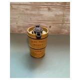 Vintage cast-iron North Pole bank in the shape o