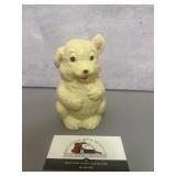 Vintage plastic bear piggy bank
