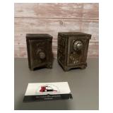 Metal coin banks