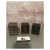 Metal coin bank
