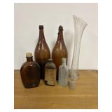 Vintage bottles and vases