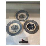 Blue and white dishes