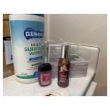 Wipes, alcohol pads, misc