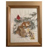 Hand stitched art