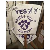 Yard signs