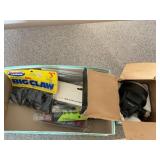 Johnson fishing reel and worms