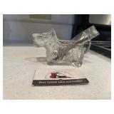 Glass Scotty dog
