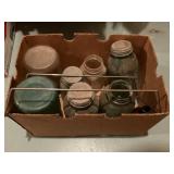 Vintage canning jars