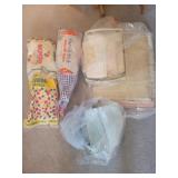Doilies, embroidered cloth & fabric