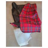 Padded blanket & blue blanket