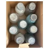 Glass jars with zinc lids
