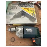 Cordless drill and electric drill