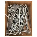 Peg hooks and shelving brackets