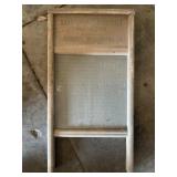 Glass wash board