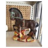 Chalk ware horse