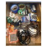 Tape, light bulbs, misc
