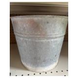 Galvanized bucket