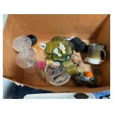 Figurines, glassware and decor