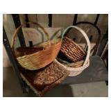Baskets and misc decor