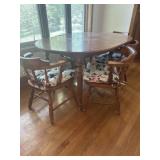 Dining room table and chairs