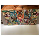 Marvel comics featuring avengers  and X-Men