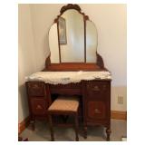 Antique vanity