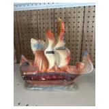 Chalk ware ship