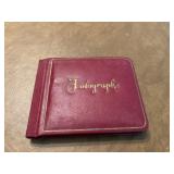 Autograph books