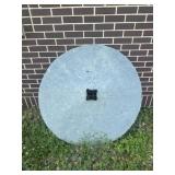 Galvanized feeder topper