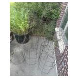 Tomato cages and feed tubs