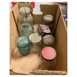 Vintage canning jars