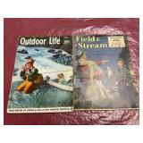 Vintage Outdoor Life, Field and Stream Magazines