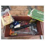 Gun cleaning items and ammo