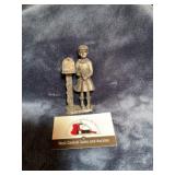Ricker Bartlett pewter statue