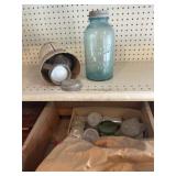 Zinc lids and misc