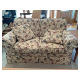 Flex Steel Floral Loveseat