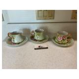 Lefton Cups and Saucers