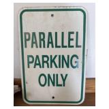 Parallel parking sign