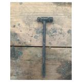 Vintage wheel weight tool