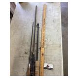 Large screwdrivers and breaker bar