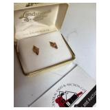 Black Hills gold earrings