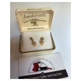 Black Hills gold earrings