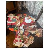 Vintage Christmas decor and Halloween